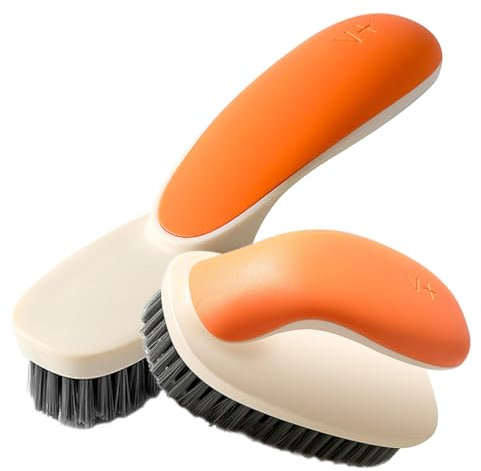 FRCOLOR 2pezzi Multifunzionale Per Pulizia Setole Morbide Per Lavaggio Vestiti e Scarpe Design Compatto e Resistente Per