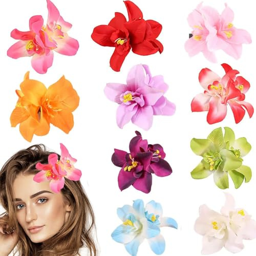 XFSRG Flores Flamenca Pelo Mujer Pinzas Pelo Mujer Fiesta Elegantes y Coloridas