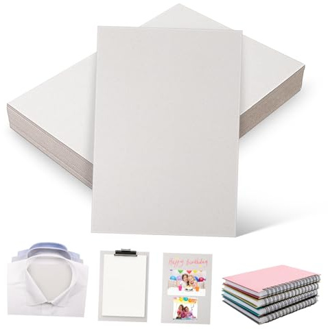 Heavy Duty Chipboard Sheets 20 Pack A4 for Craft Projects