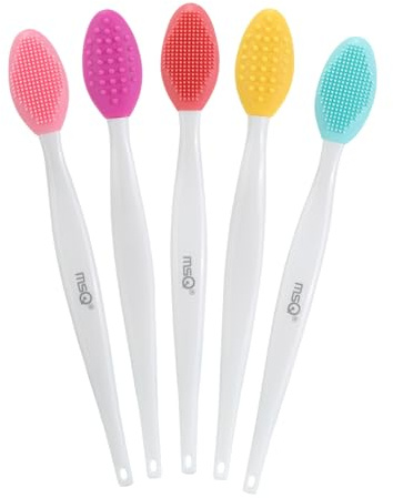 MSQ Silicone Exfoliating Brush 5 Dual-sided Lip Brush Nose Blackhead Clean