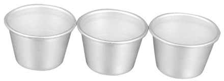 UKCOCO Molde para Pasteles Redondo de Aleación de Aluminio 3 Piezas