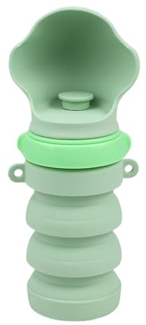Botella de agua para perros en viajes | Vaso plegable y a prueba de fugas - Cuenco de agua de viaje para cachorros | Para camping, senderismo, al aire libre, paseos al aire libre, parque vacaciones