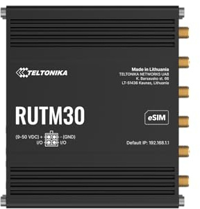 Teltonika RUTM30 Compact 5G Industrial Router – High Performance Cellular Gateway, Wi-Fi, Ethernet, RMS Remote Management