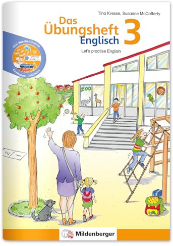 Das Übungsheft Englisch 3: Let’s practise English mit „Jicki Vokabel-Dusche 3“