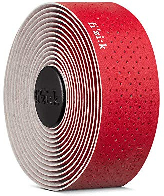 Fizik Tempo Microtex Classic,Road Bike Performance bar Tape, Red, 2mm