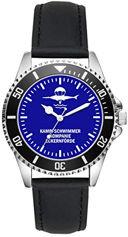 KIESENBERG Herrenuhr Lederarmband Uhr Soldat Bundeswehr Geschenk Kampfschwimmer Eckernförde Artikel L-1206