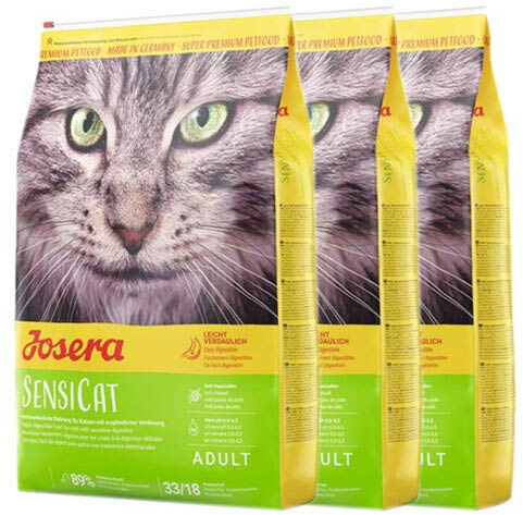 3 x 10 kg Josera SensiCat NEU