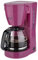 Korona 10119 Kaffeemaschine | Filter Kaffeeautomat für 12 Tassen Kaffee | Kanne aus Glas | Lila | 800 Watt, berry