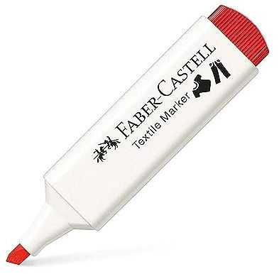 Faber-Castell Textile Marker red 159522