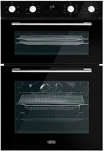 Belling ComfortCook Electric Built In Double Oven - Black