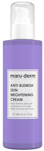 Maruderm Correcteur de Taches Brunes – Crème de Soin Éclaircissante Anti-Imperfections & Unifiante – Réduit les Taches Pigmentaires & Illumine le Teint, 200 ML