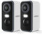 DEATTI Telecamera Wi-Fi Esterno/Interno Senza Fili, 2K Videocamera Sorveglianza WiFi Batteria, 2 Vie Audio, Visione Notturna a Colori, Rilevamento del Movimento Persona, Sirena, IP66, 2 pz
