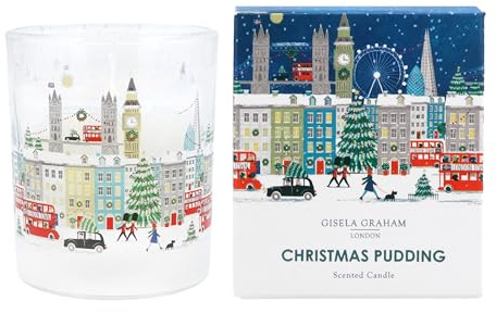 Gisela Graham London Scene Bougie parfumée dans un pot en verre