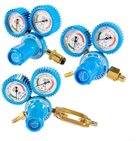 Riduttore di pressione del gas con design per bombole di ossigeno in diverse impostazioni industriali (tavola acetilene)