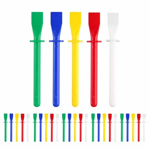 30 Pcs Glue Spreader Glue Applicator 11cm Bright Coloured Plastic PP Glue Spreader Spatula Sticks Art And Craft For Kids glue Spreaders for PP Glue Glue Spreaders Kids Glue Spatula Kids Kid Craft