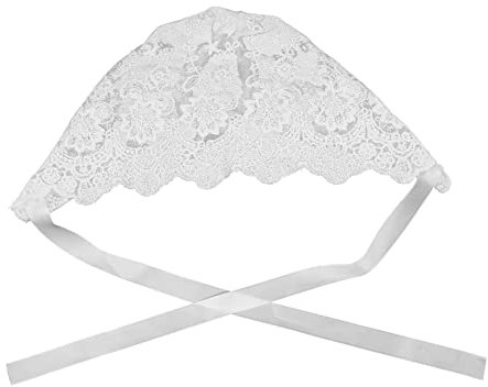 OATIPHO Spitzenmütze Aus Baumwolle Mütze Mit Spitze Und Blumenmuster Für Kleinkinder Kopfschmuck Für Frühling Und Sommer Verstellbarer Gürtel Für Bequemen Sitz Geeignet Für Alltag Und Part