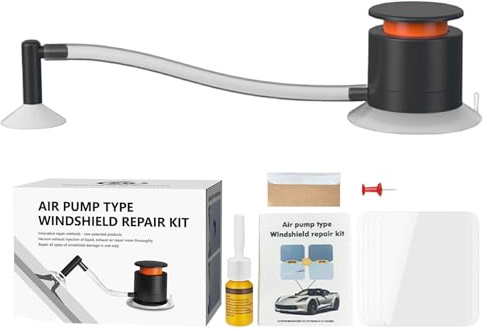 Autoglas-Nano-Reparaturflüssigkeit – Schnellfix Für Windschutzscheiben | -Werkzeug Für Steinschlag & Risse, Glasversiegelung Für Auto-Scheiben, Hochfeste Fahrzeugfenster-Reparatur Mit Luftpum