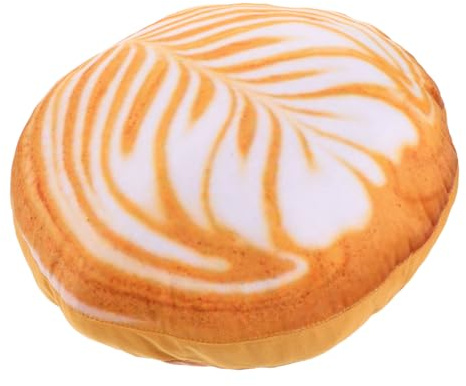 BESTOYARD Cojín Decorativo de Café Leche de Felpa, Lavable a Máquina, Relleno de Algodón PP, para Sofá y Dormitorio, Soporte Cómodo