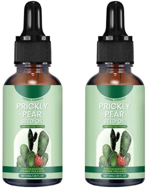 Organic Cactus Seed Oil, Firming Moisturizing Facial Oil, For Dry, Damaged, Curly, Frizzy Hair Care, Thick Ha-ir, Moisturizing Repair, Thickening Hair (2)