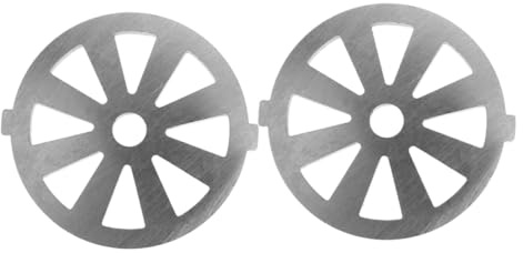 ADOCARN 2 Piezas Cuchillas Inoxidable para Picadoras de Carne Accesorios de Molienda para Casa Reemplazo Duradero para Picadoras de Carne Eléctricas