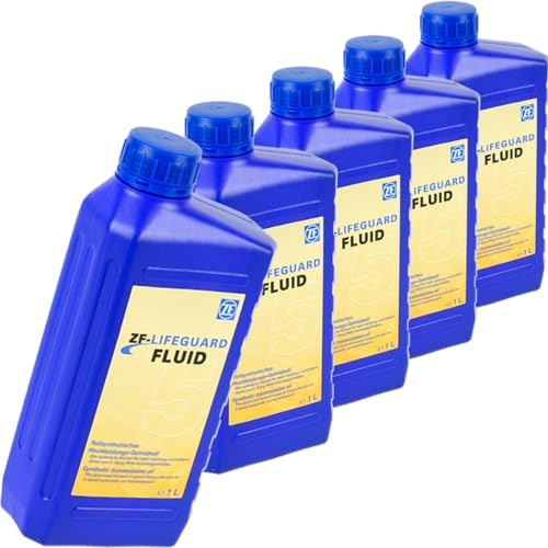 ZF 5x S671090170 Automatikgetriebeöl (1 L) | 5x1L S671.090.170 (für ZF 5HP-Automatik-Getriebe), Automatikgetriebeöl