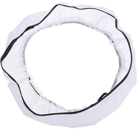 ROMISBABA 14 Zoll Faltbarer Ringlicht Diffusor Aus Nylon Blitzlicht Softbox Für Porträt Und Produktfotografie Leicht Tragbar Weiße Leuchtstofflampe Abdeckung