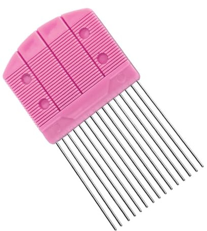 HEALLILY Strumento Quilling Carta Large con Pettine Elastico Resistente Portatile e Compatto per Lavori di Intreccio e Arricciatura Attrezzo Innovativo per Forniture di Quilling Rosa
