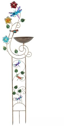 PLCPDM Metallicgarden Bend Plante imperméable à la rouille pour plantes grimpantes et buissons ascendants Résistant aux intempéries