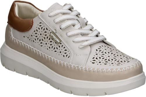 amarpies | Zapatos con Cuña Mujer – Zapatos Casual con Detalles – Zapatos con Cordones – Cuña Media y Cómoda – Versátiles y Combinables – Estilosos – Modelo AHI30061