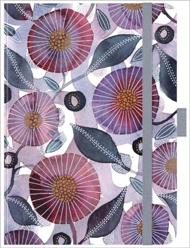 Premium Timer Midi Pink Floral 2024: Buchkalender - Terminplaner mit hochwertiger Folienveredelung und Prägung. 11 x 15,5 cm