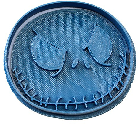 Cuticuter Halloween Jack utstickare, plast, blå, 8 x 7 x 1,5 cm