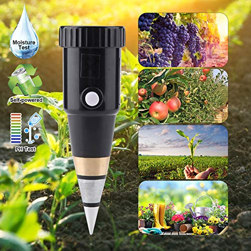 VT-05 misuratore pH del terreno Umidità Meter,2 in 1 3~8 pH Accuratezza del pH 0.3 5~50C vigneti, frutteti,produzione in campo,cura del prato,giardini certificazione standard qualità e sicurezza
