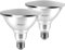 Allesgute LED PAR38 E27 Birne Lampe 15W Glühbirne Reflektorlampe 230V Warmweiß 3000K Strahler Leuchtmittel Eqv 150W Halogen Nicht Dimmbar,2-Stück