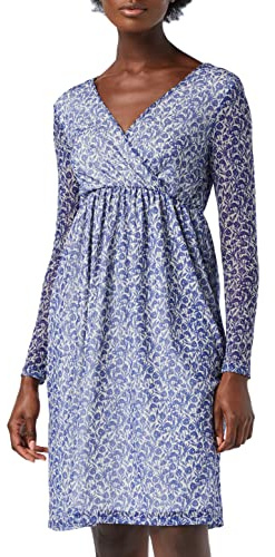 NA-KD Vestido de Malla Reciclado para Mujer Casual, Azul, 42