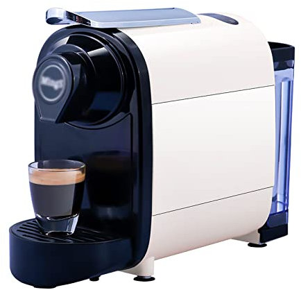 ChengBeautiful Capsule Coffee Machine Italian Capsule Coffee Machine Home Small Automatic Coffee Machine Office Capsule Coffee Machine (Color : White, Size : 31.5x13x23.2cm)