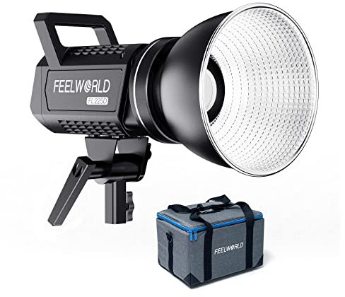 FEELWORLD FL225D 5600K lumière du Jour vidéo Studio lumière 225W éclairage continu CRI96+ TLCI97+ 675001ux@1m pour Film