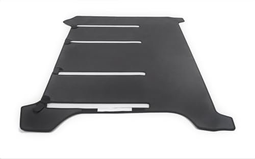 ARIBA Gastraum-Matte passend für VW T4 Multivan 1996-2003 Premium Velours Anthrazit Nubuk-Band