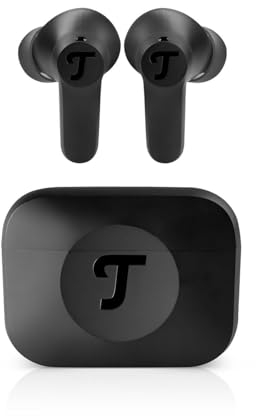 Teufel AIRY TWS 2 - Kabellos In-Ear Bluetooth Kopfhörer True-Wireless mit Active Noise Cancelling, IPX4 Wasserfest, 6 eingebauten Mikrofonen, Lange Akkulaufzeit (42 h), Touch Control - Night Black
