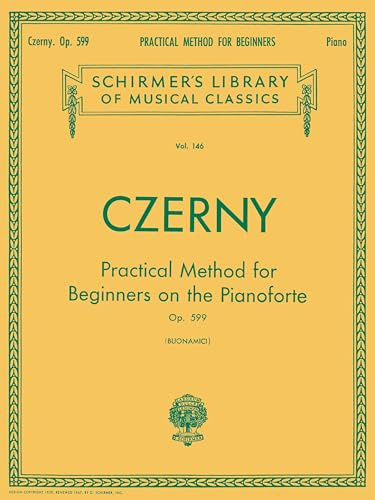 Carl czerny : practical method for beginners, op. 599 - op. 599 (buonamici) - piano - recueil