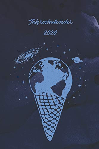 Jahreskalender 2020 52 Wochen 365 Tage: -53 Wochen undatiert A5 Notizbuch für Notizen & Termine Wochenplaner 200 Seiten