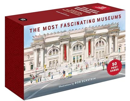 CHRONICLE BOOKS The Most Fascinating Museums Postcards - 50 Postcards Celebrating North America’s Favorite Museums