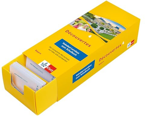 Découvertes 4 Bayern (ab 2017) - Vokabel-Lernbox zum Schulbuch: Französisch passend zum Lehrwerk üben (Découvertes. Ausgabe für Bayern ab 2017)