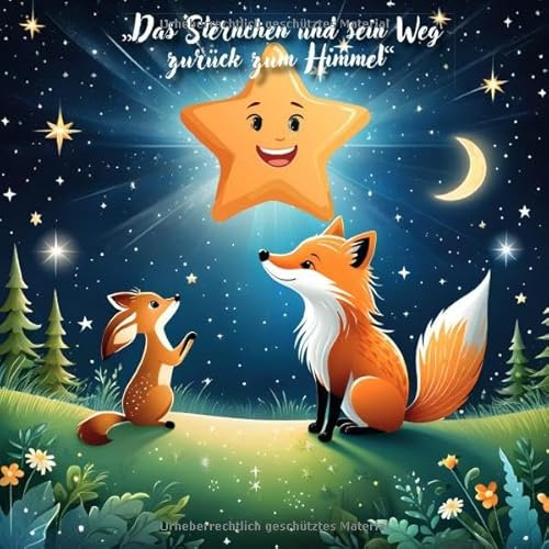 „Das  Sternchen und sein  Weg zurück zum Himmel“: Märchenbuch für Kinder ab drei Jahre