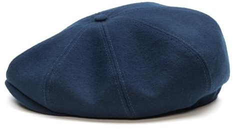 Sterkowski Peaky | 100% Wolle Schiebermütze für Herren und Damen | Warm Komfortabel Elegant Newsboy Cap