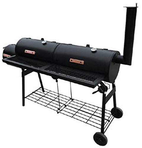 Festnight Smokers Grill Barbecue-Grill Grillwagen Camping Outdoor Picknick-Grills 173 x 51 x 141 cm