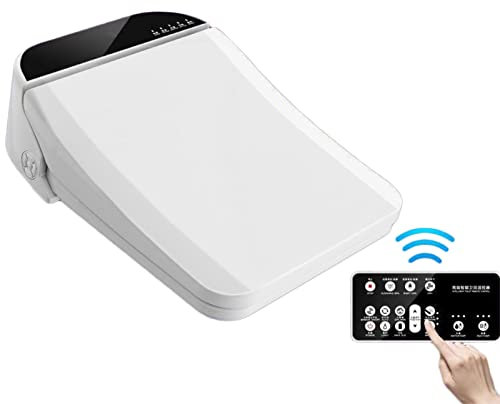 JYMYGS Abattants WC, Sièges de Toilette pour Bidet Électriques Intelligent, Buses Autonettoyantes Séchage Instantané À L'Air Chaud, Douchette WC Les Soins Intimes Toilettes Japonaises, Lon007mkj
