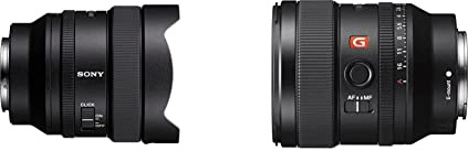 Sony SEL14F18GM | Vollformat FE 14mm F1.8 GM - Premium G Master Serie Objektiv mit Festbrennweite & FE 24mm f/1.4 GM | Vollformat, Weitwinkel, Premiumklasse (SEL24F14GM)