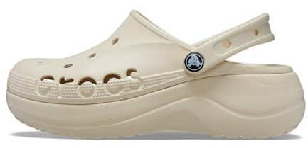 Crocs kvinnors Baya plattform Clog, Vintervit, 41/42 EU