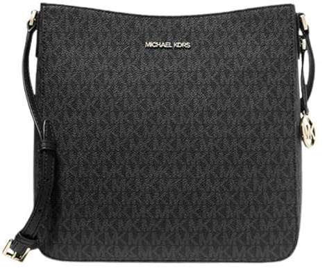 Michael Kors Borsa a tracolla Jet Set da viaggio a tracolla Signature, nero