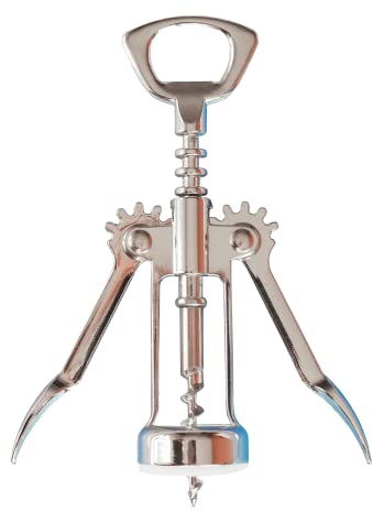 Sacacorchos de Palanca Profesional Sommelier - Sacacorchos Abrebotellas Vino Abrir Botella Hueca Tapones Sacacorchos Accesorios para Vino y Cerveza, Tapones de Corona, de Silicona